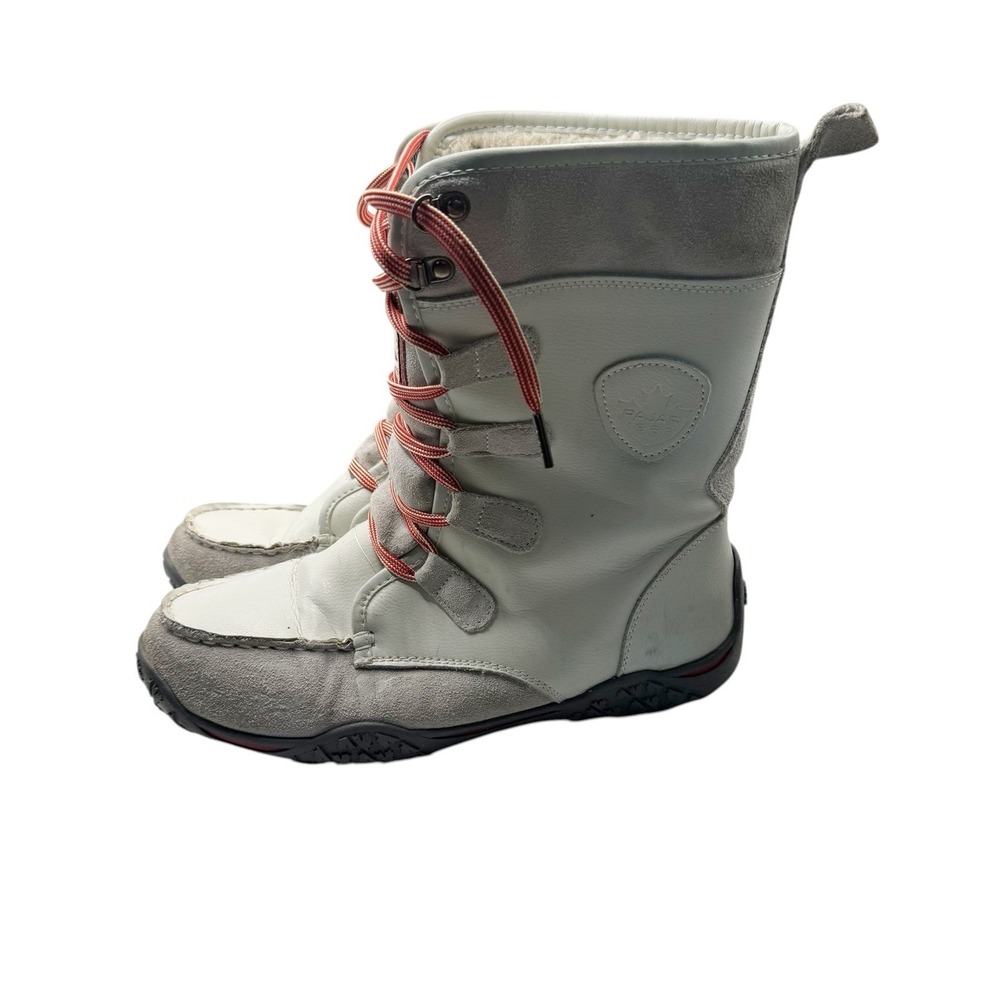 Pajar Gaetana White Snow Boot‎ Women's Size 9-9.5